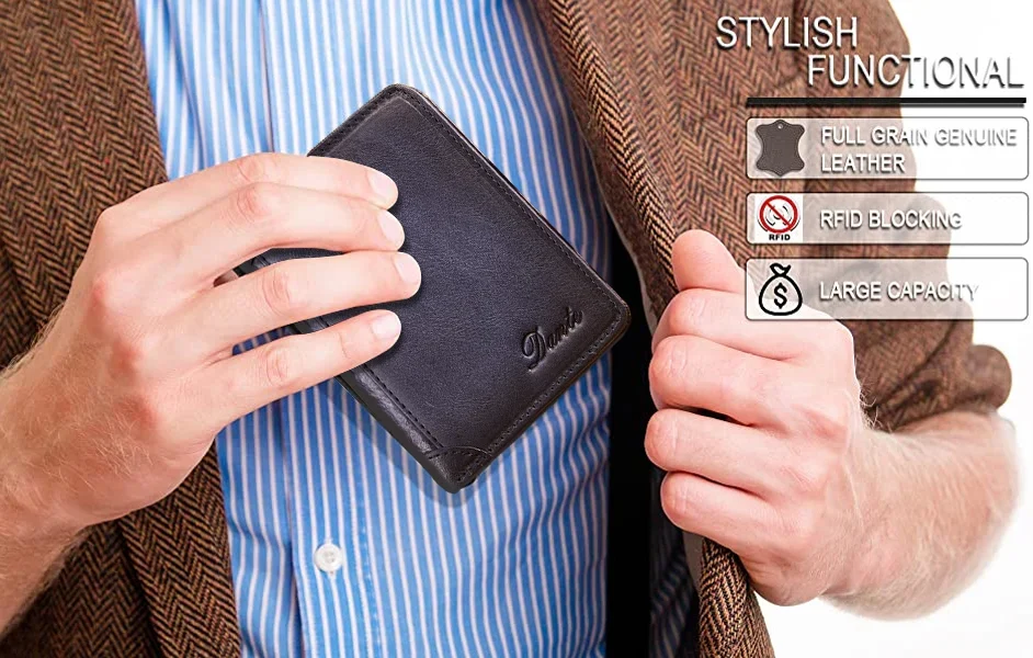 🎉  Promotion-49% OFF-🔒RFID🔒Genuine Leather Wallet for Men💰