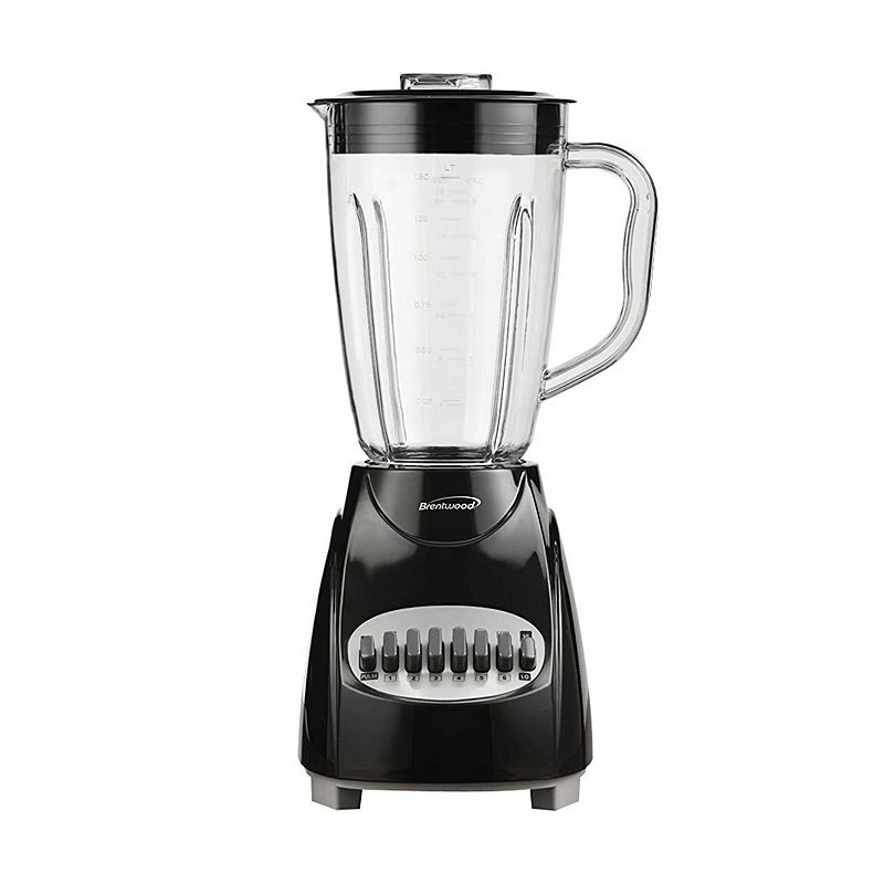 Brentwood 12-Speed Blender with Plastic Jar in Black