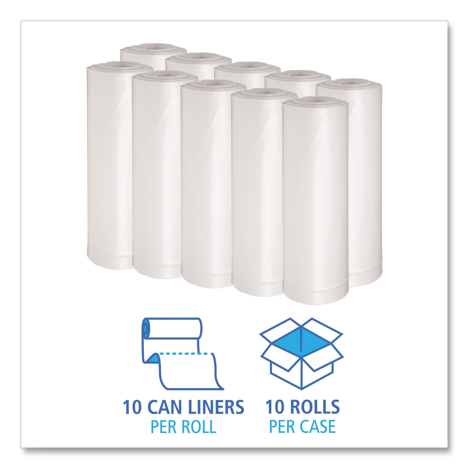 Recycled Low-Density Polyethylene Can Liners by Boardwalkandreg; BWK538