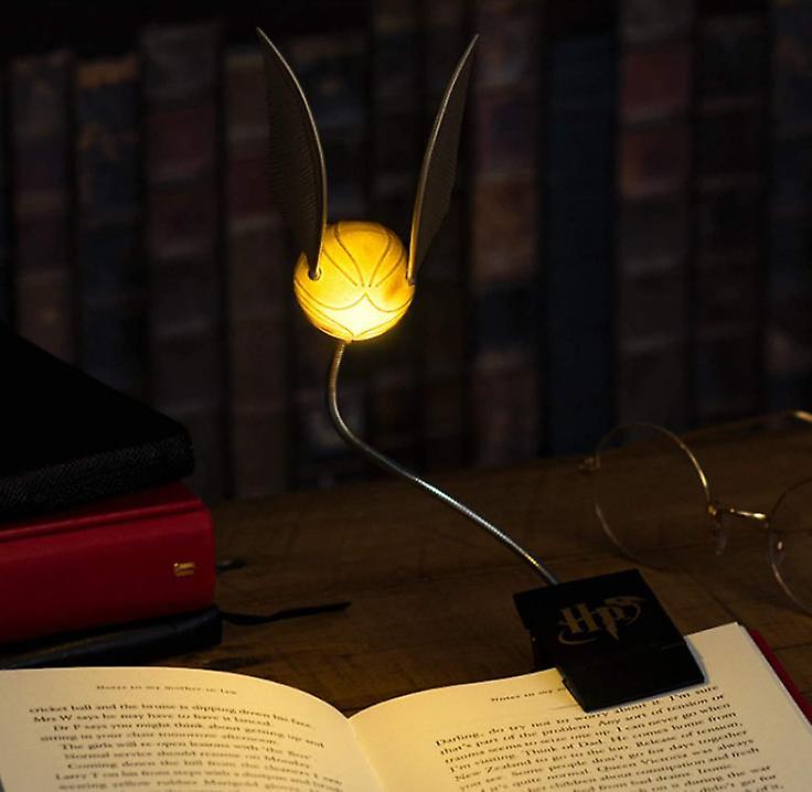 Golden Snitch Lumi Clip | Convenient Harry Potter Themed Reading Light | Powered By Batteries