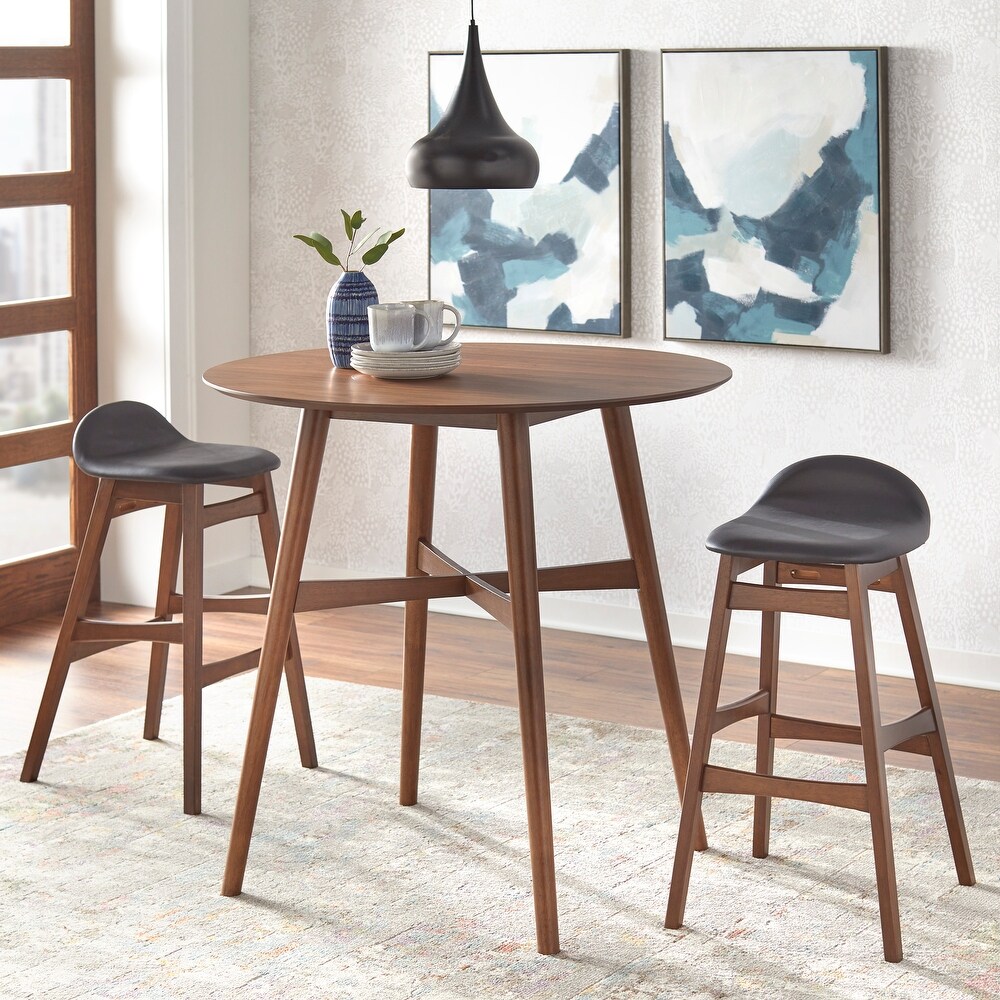 Simple Living Axel Mid century Modern 30 inch Bar Stool (Set of 2)