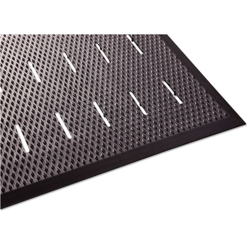 Millennium Mat Company Free Flow Comfort Utility Floor Mat | 36 x 48， Black | MLL34030401