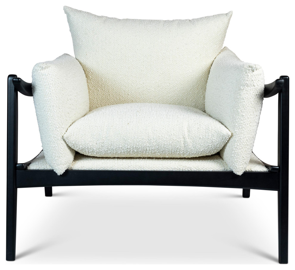 Modern Brazilian  Hara  Accent Chair   Midcentury   Armchairs And Accent Chairs   by Urbia  Houzz