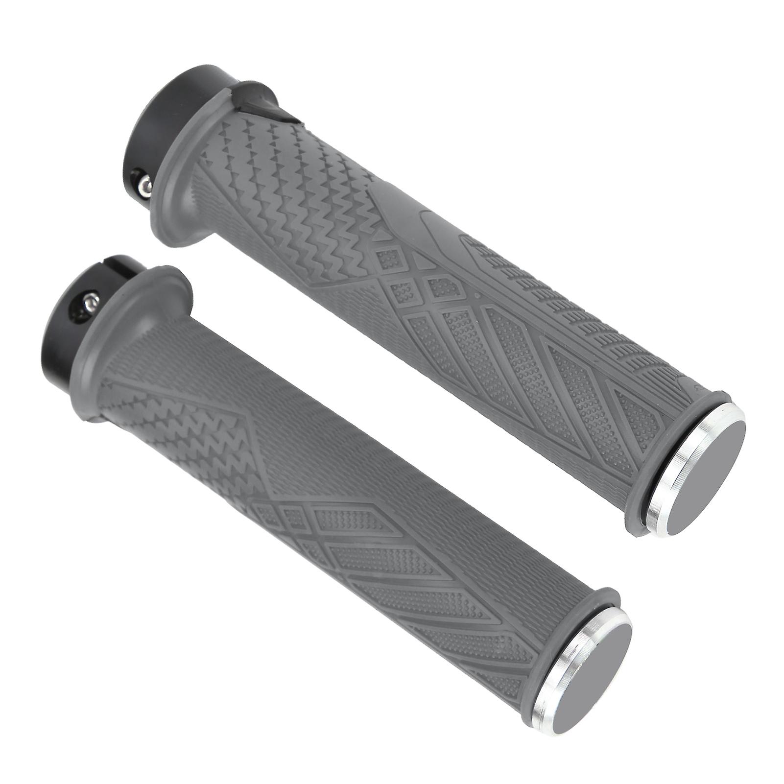 Wake Bike Rubber Shock Absorption Handlebars Bicycle Handle Grips Bike Accessorygray