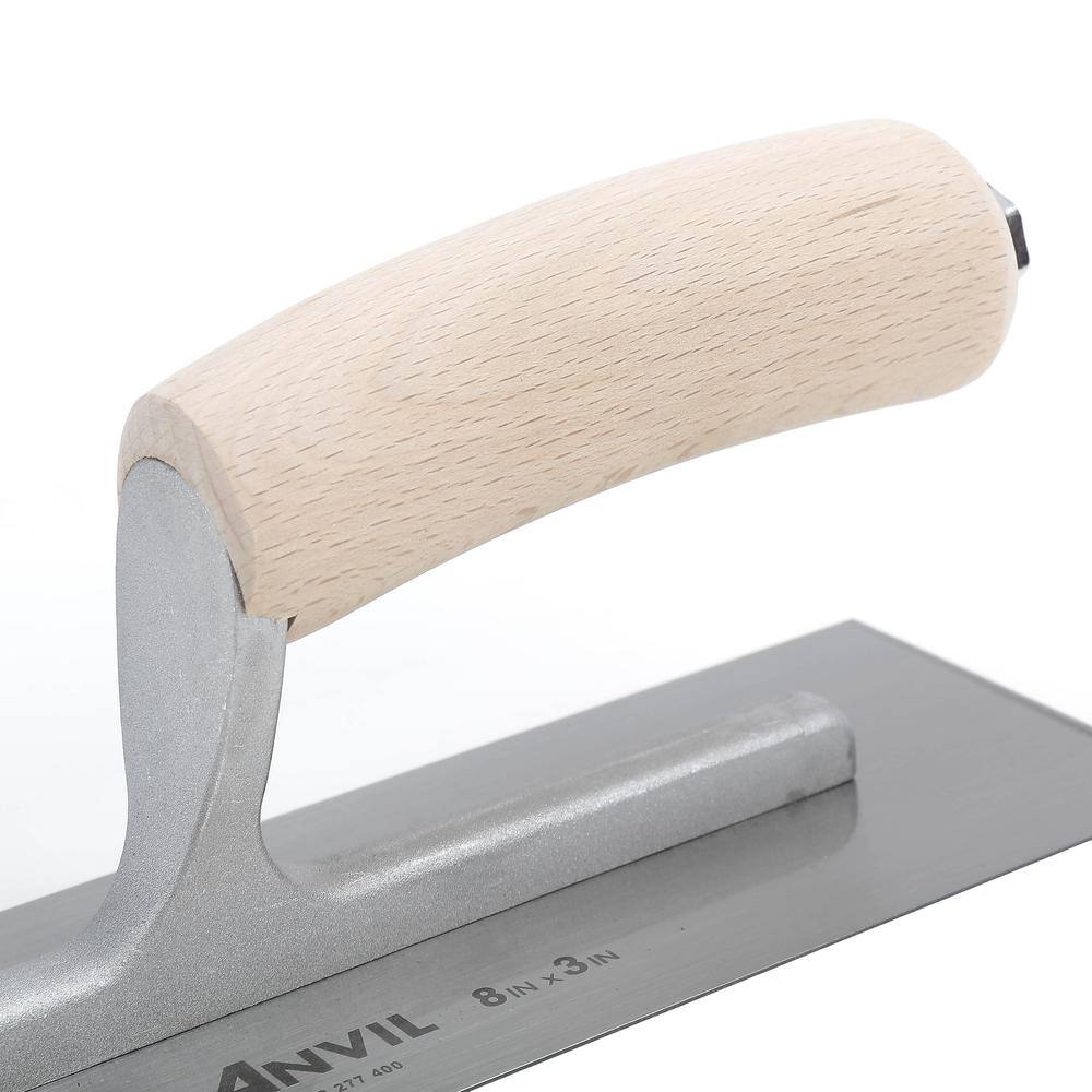 Anvil 8 in. x 3 in. Mini Trowel Wood Handle 57464