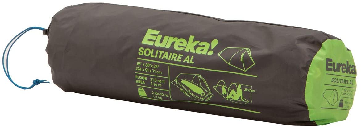 Eureka! Solitaire AL One-Person， Three-Season Backpacking Tent