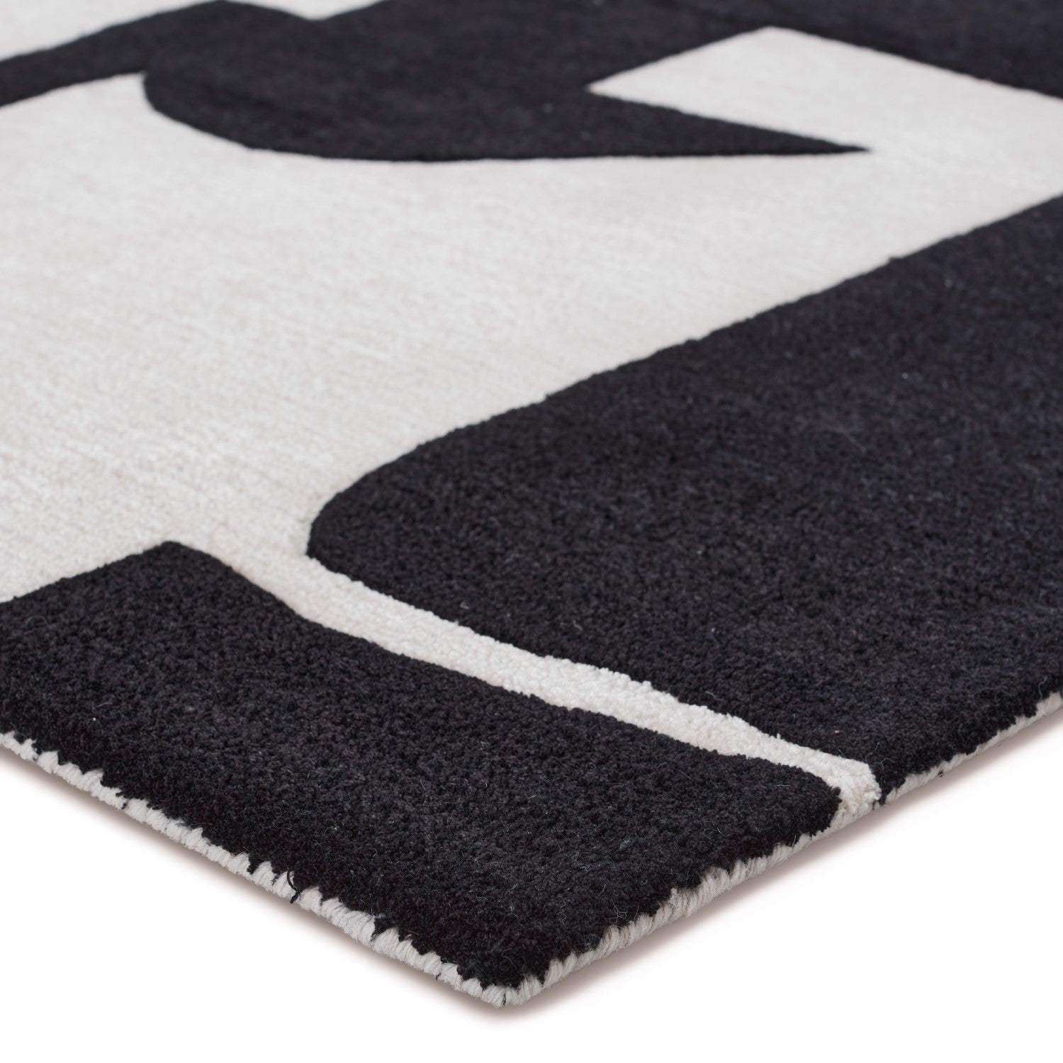 Anthem Hand Tufted Noverre Black/Cream Rug - Open Box