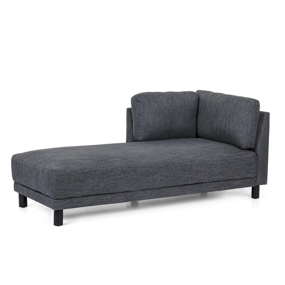 Hyland Contemporary Fabric Chaise Lounge by Christopher Knight Home   33.25\