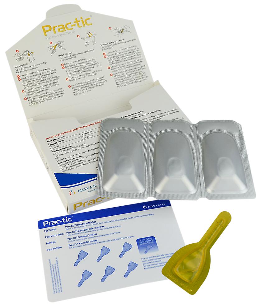 Prac-Tic 625 mg TeekandVlo (22-50 kg) 3 pipet