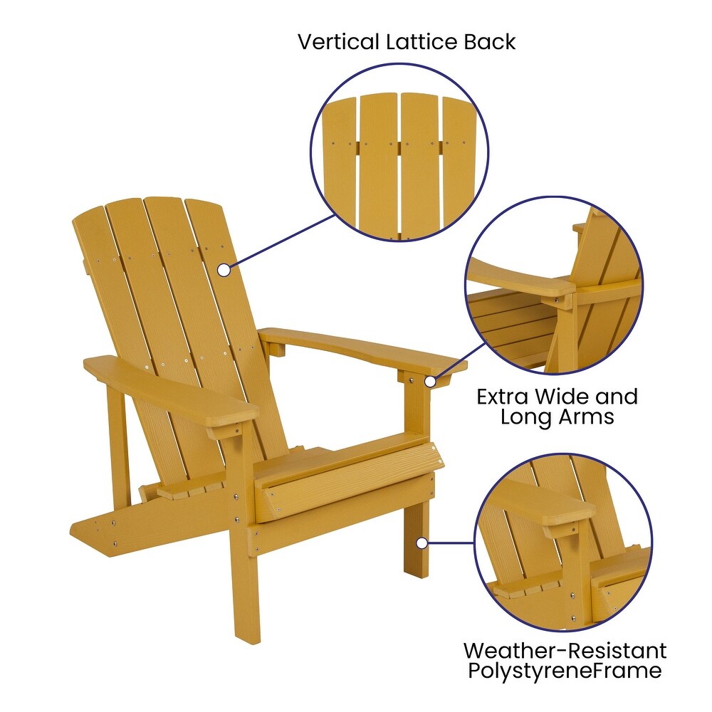 Star and Moon Fire Pit with Mesh Cover   4 Poly Resin Adirondack Chairs