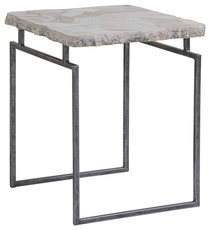 Gardner Spot Table   Industrial   Side Tables And End Tables   by Lexington Home Brands  Houzz