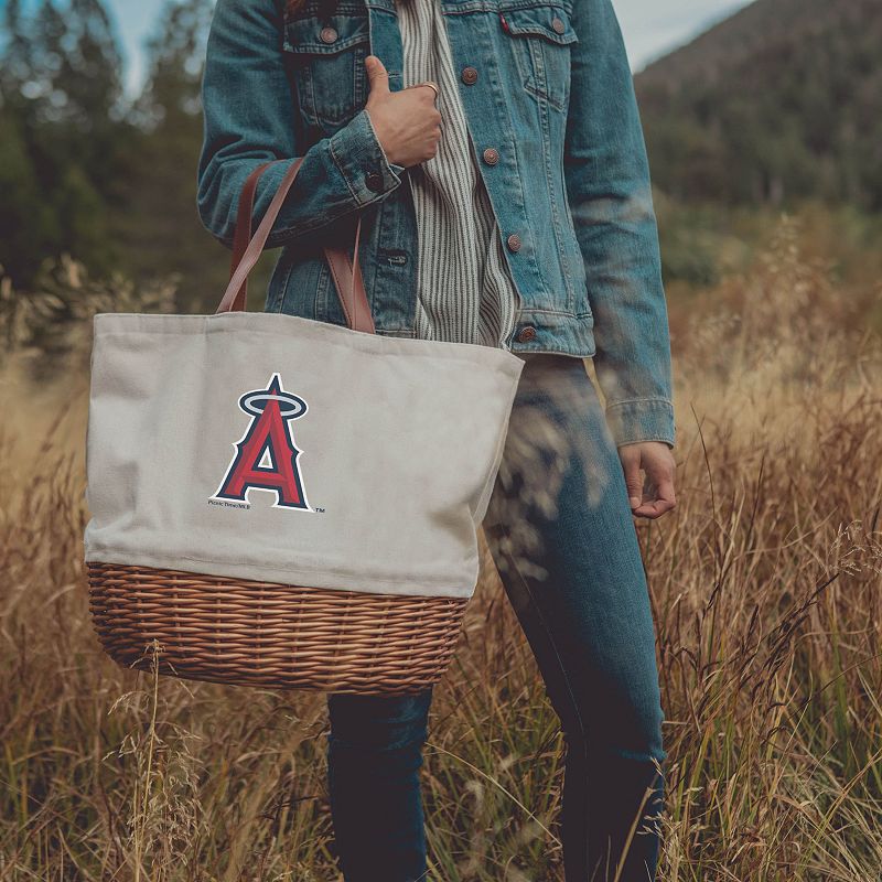 Picnic Time Los Angeles Angels of Anaheim Promenade Picnic Basket Set