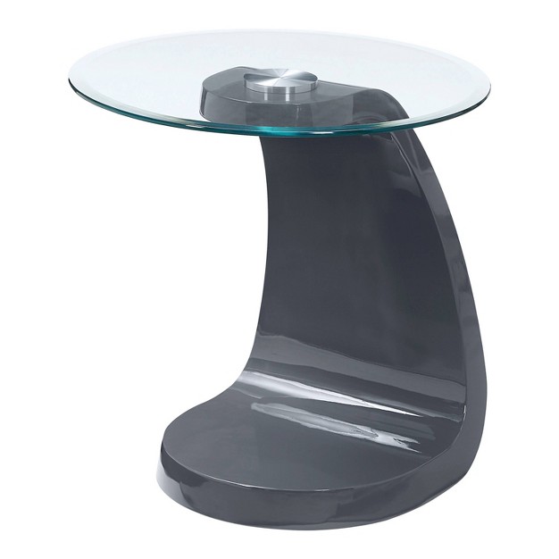 Gummerton Glass Top End Table Mibasics