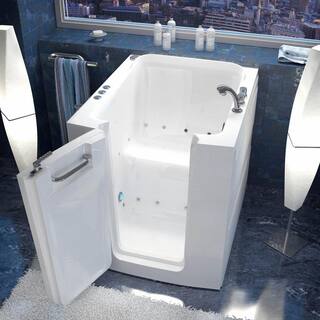 Universal Tubs HD Series 32 in. x 38 in. Left Swinging Door Walk-In Air Tub in White HD3238LWA