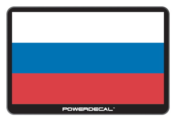 Axiz Group PWRRUSSIA Powerdecal Russian Flag