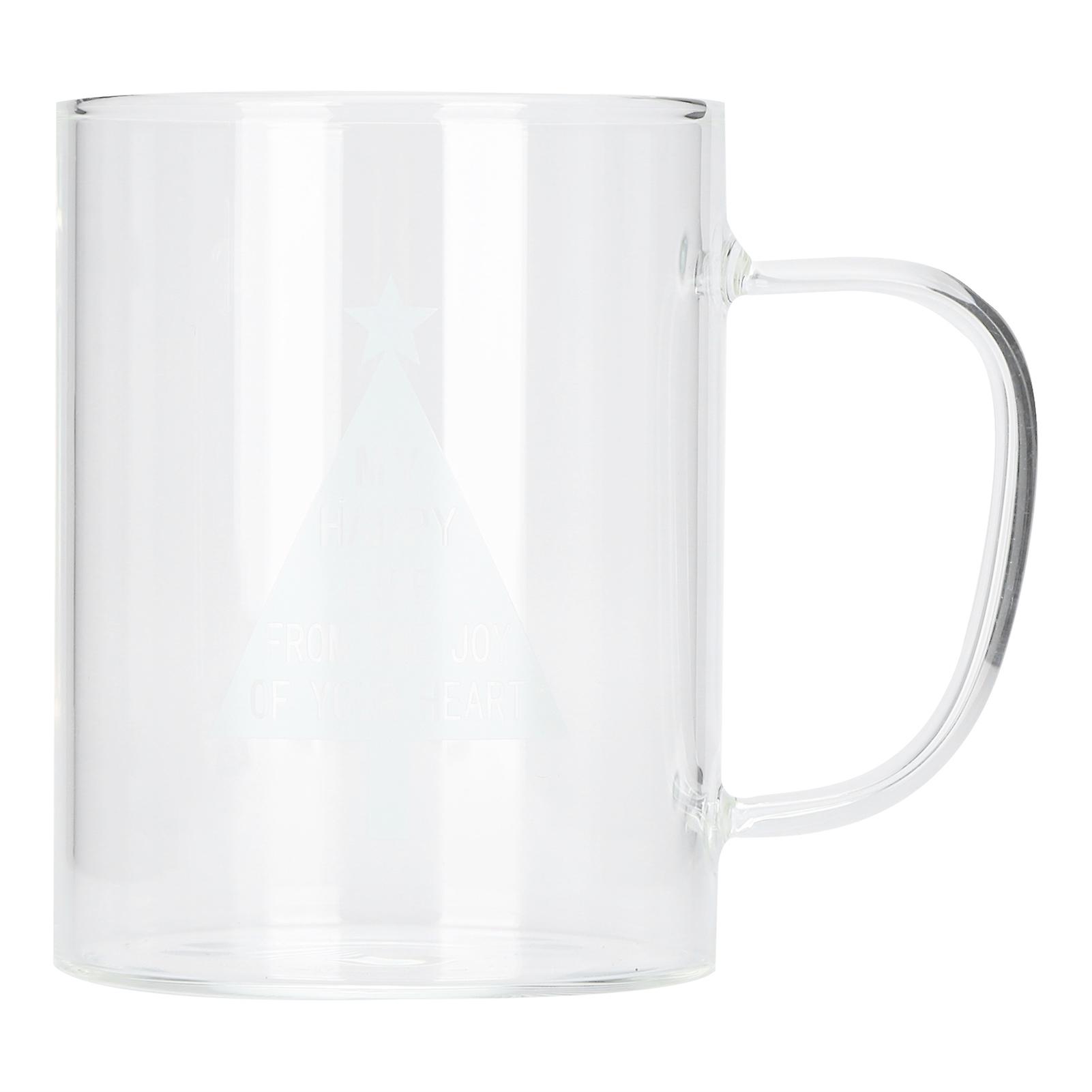 350ml Transparent Milk Cup Coffee Mug Tea Glass Drinkware With Handle For Kitchen Suppliespine