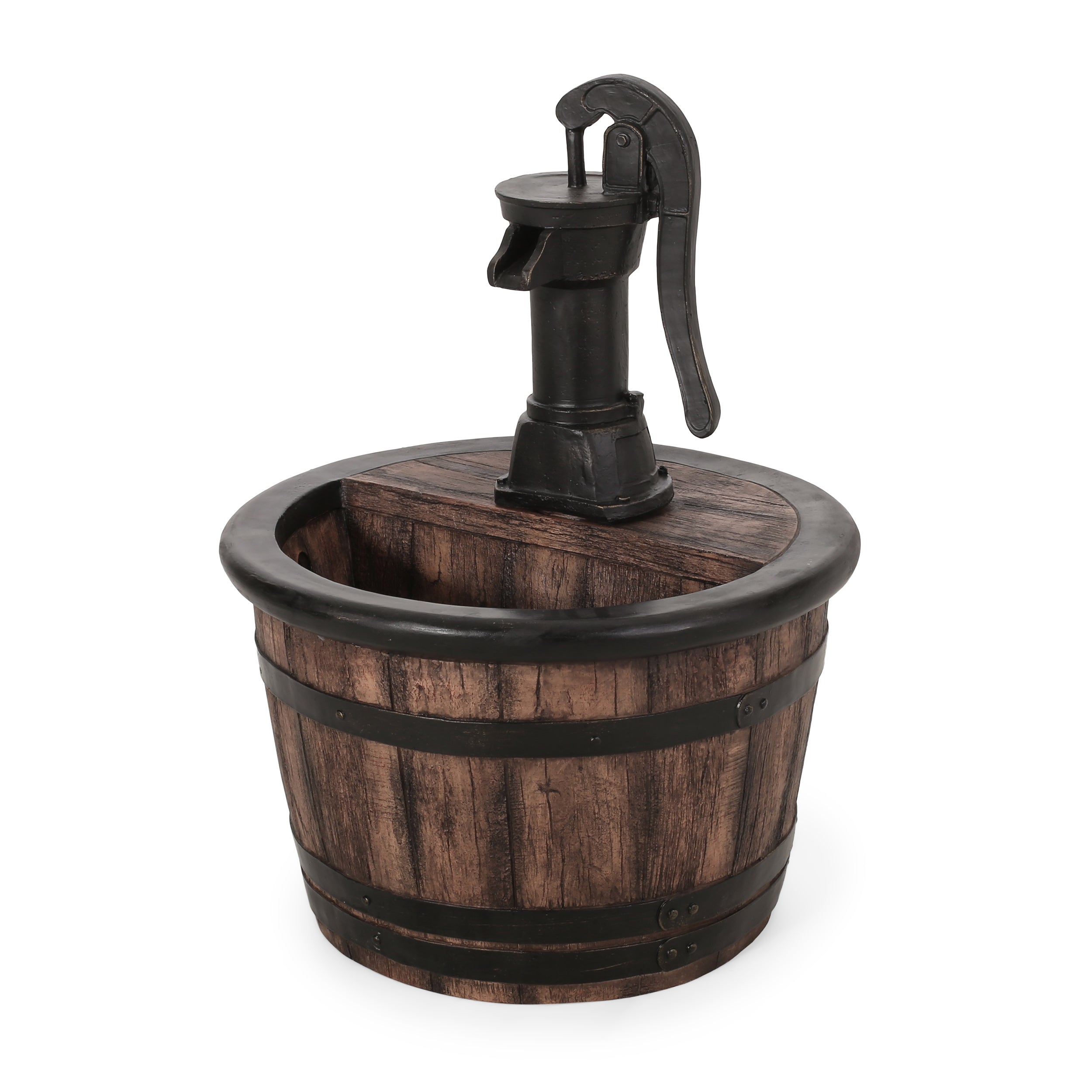 Catoosa Beaver Outdoor Water Pump Fountain