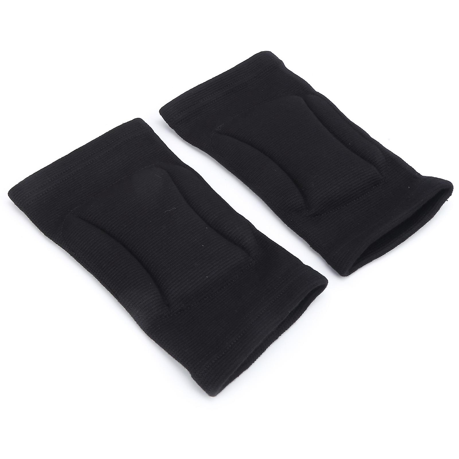 2pcs Knee Pads Thick Sponge Anticollision Nylon Eva Protective Knee Sleeves For Children Teenagers Adults Men Women(l )