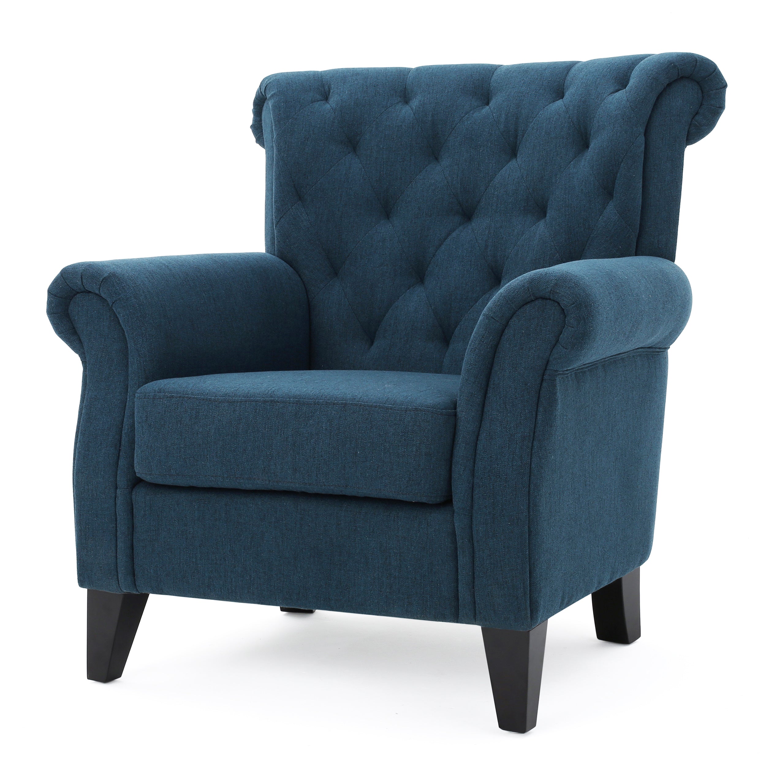 Solvang Contemporary Fabric Tufted Chair