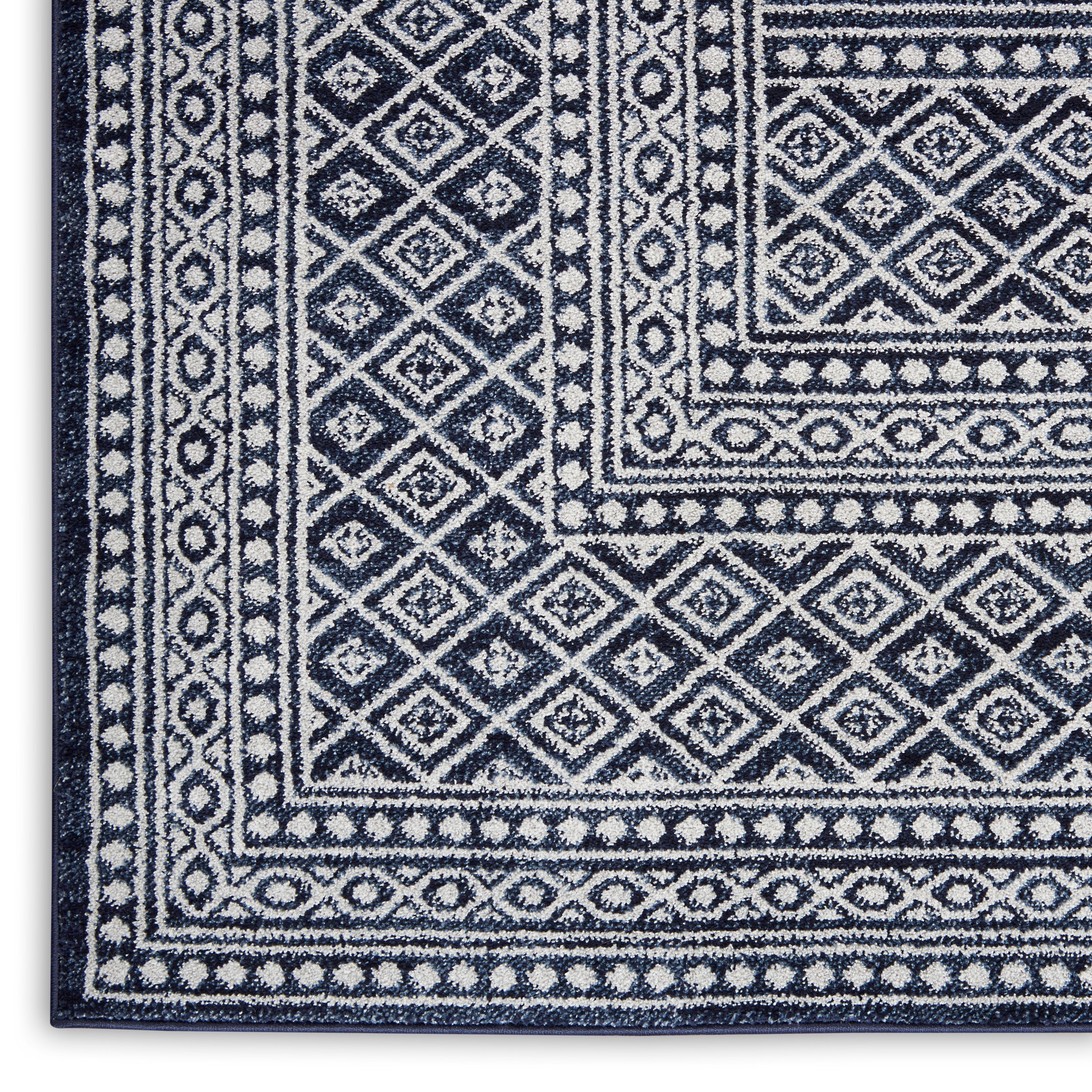 Palermo Navy/Grey Rug