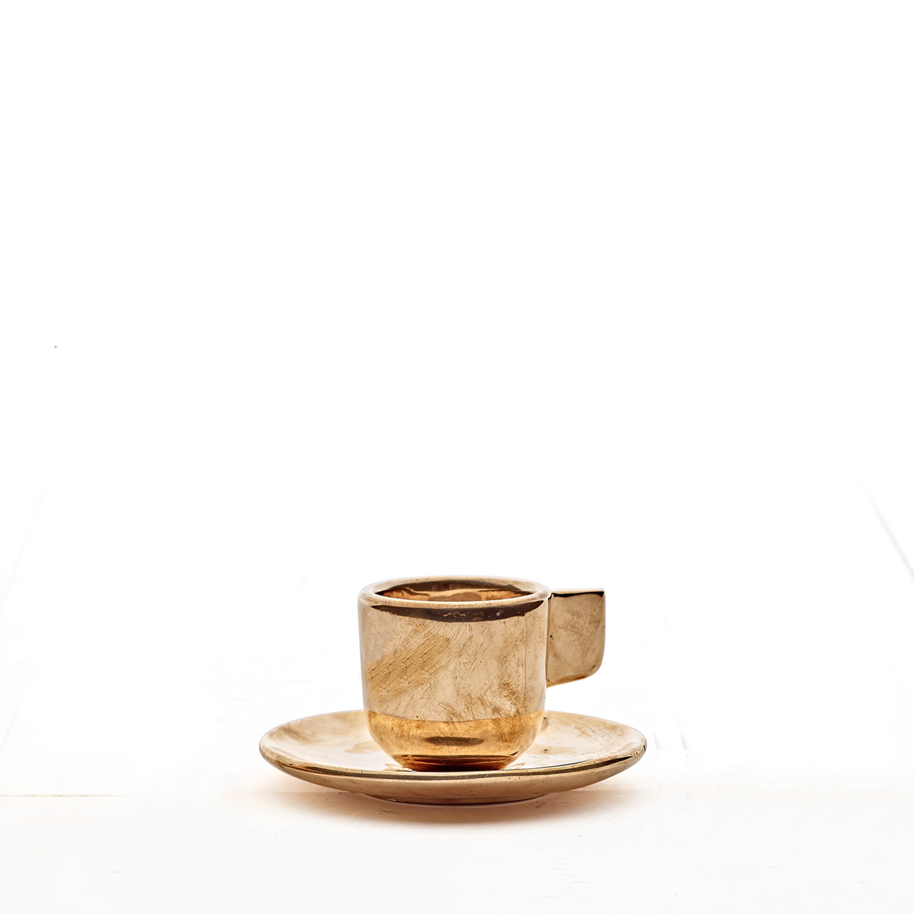 Bronze Espresso Cup and Saucer