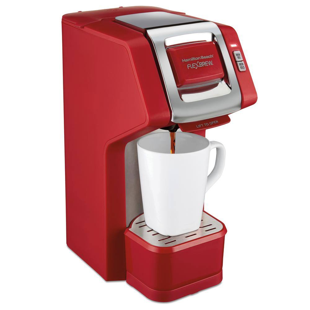 Hamilton Beach FlexBrew Red Single Serve Coffee Maker 49945