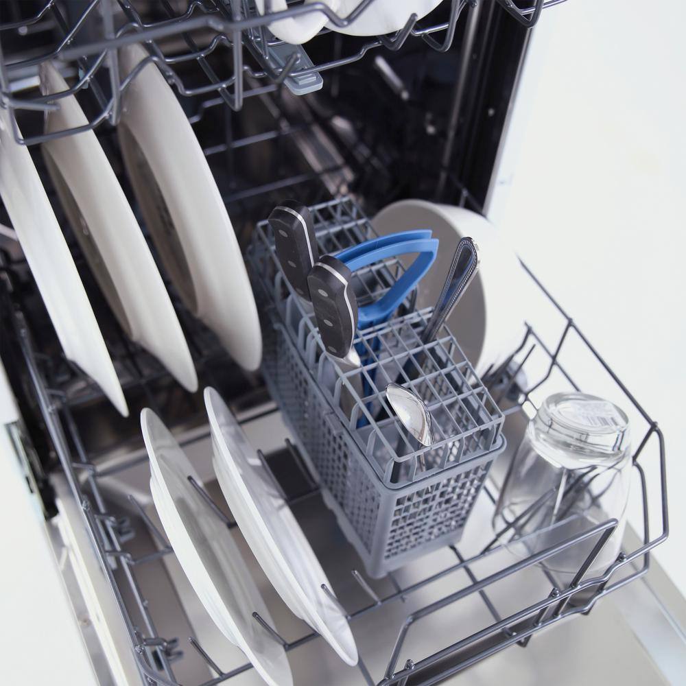 Avanti 18 in. White Built-in Dishwasher DWF18V0W