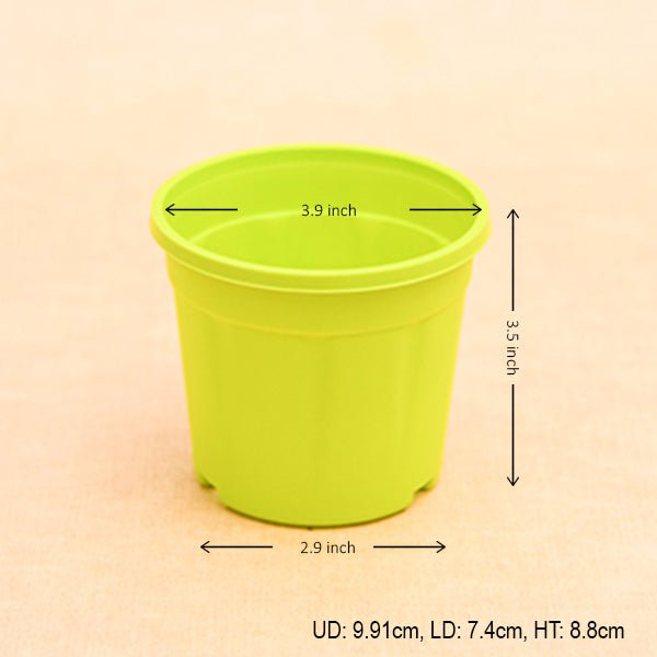 4 inch (10 cm) Grower Round Plastic Pot