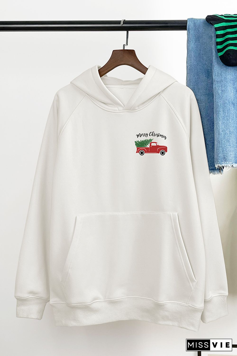 Merry Christmas Sweatshirt, Christmas Truck Sweatshirt Wholesale