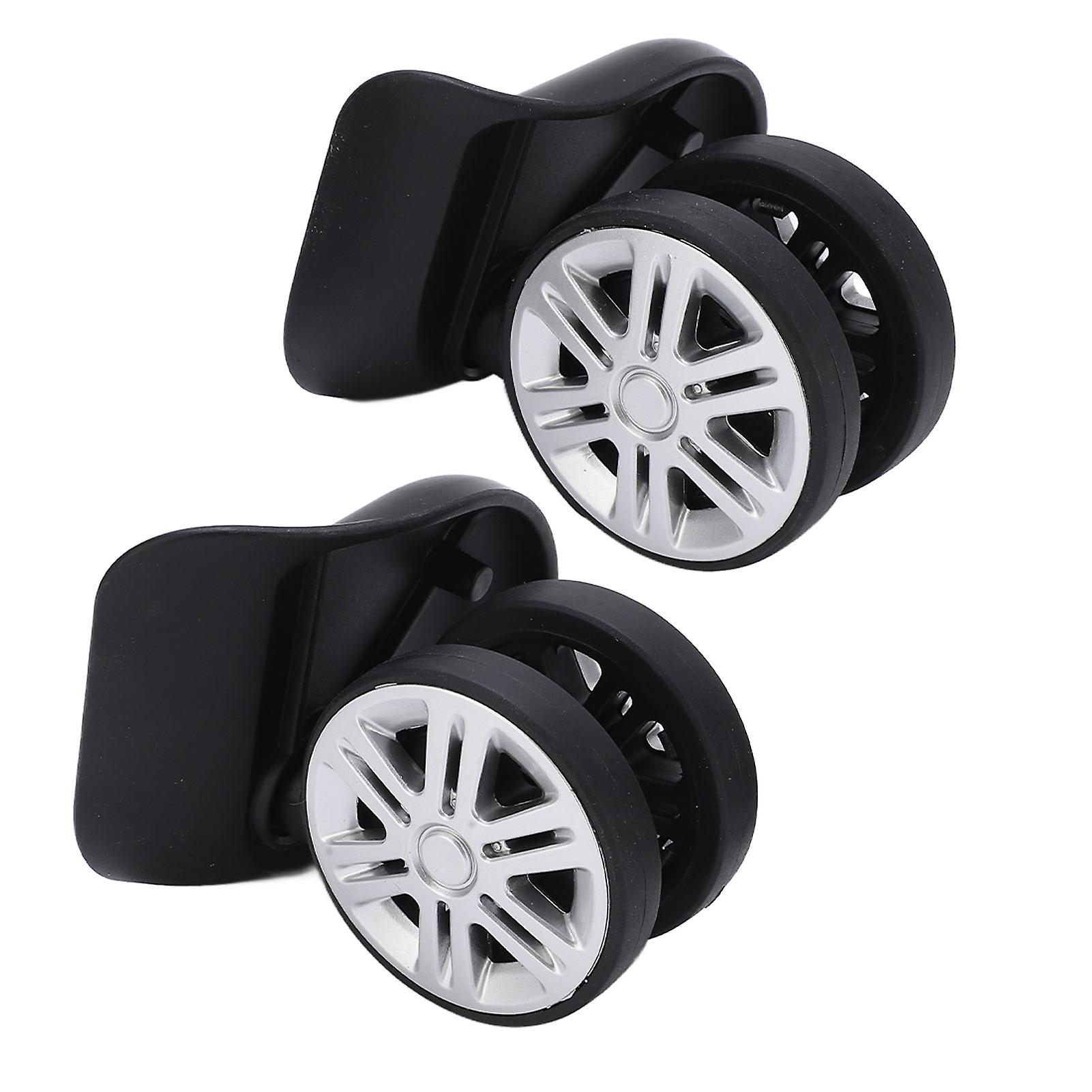 1 Pair A65 Luggage Replacement Wheels Mute Swivel Suitcase Luggage Caster Wheels Repair Parts