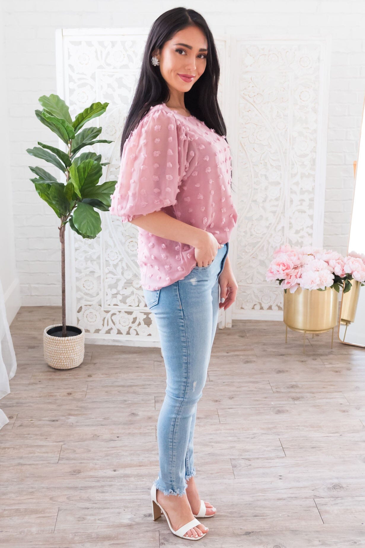 Youthful Heart Modest Blouse