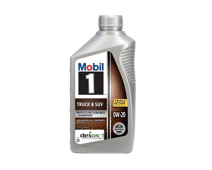 Mobil 1 Truck  SUV Advanced Full Synthetic Motor Oil， 0W-20， 1 Quart - 124592