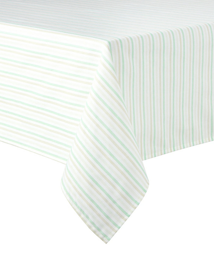 Martha Stewart Daisy Stripe Tablecloth 60 x 84