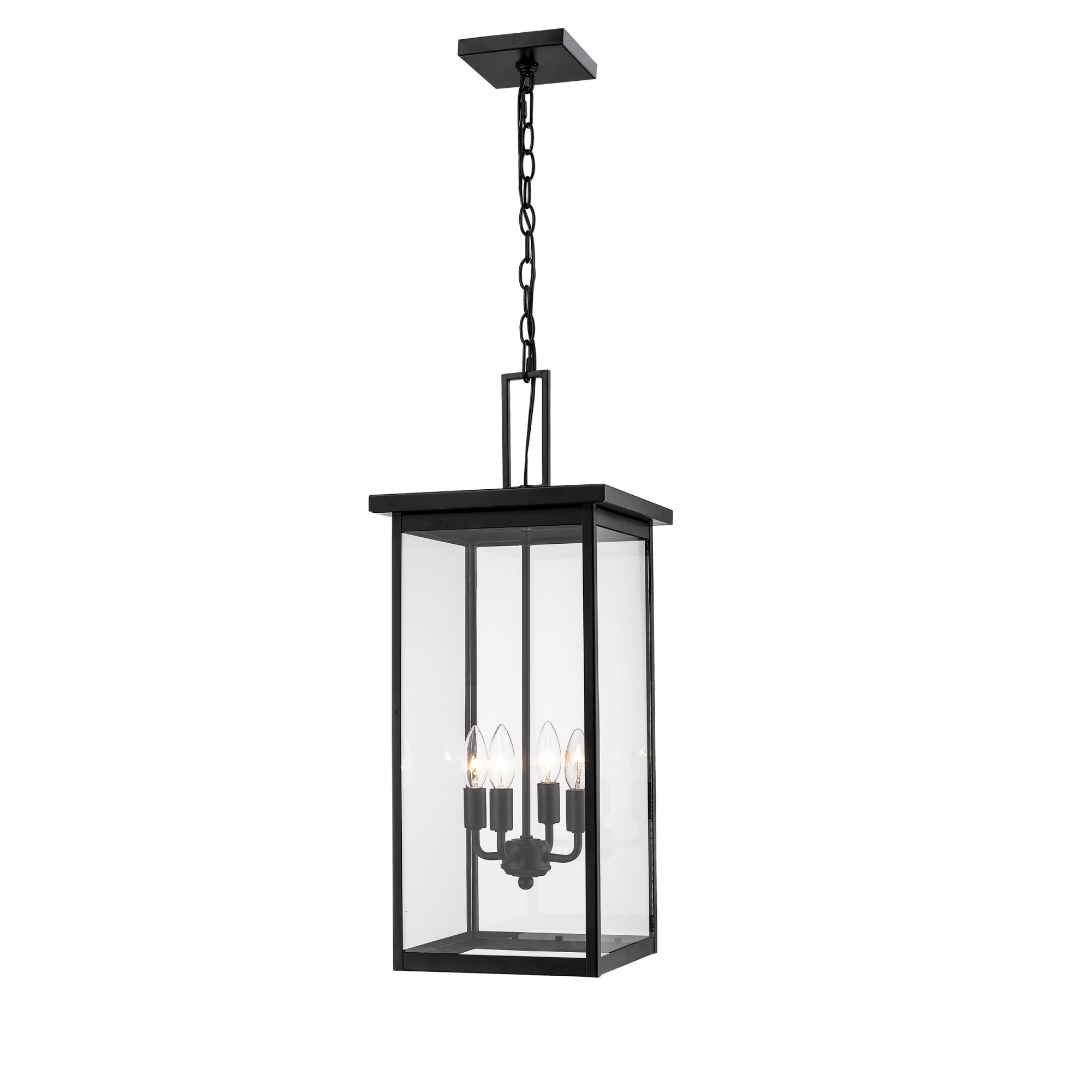 Millennium Lighting Outdoor Hanging Lantern， Powder Coat Bronze