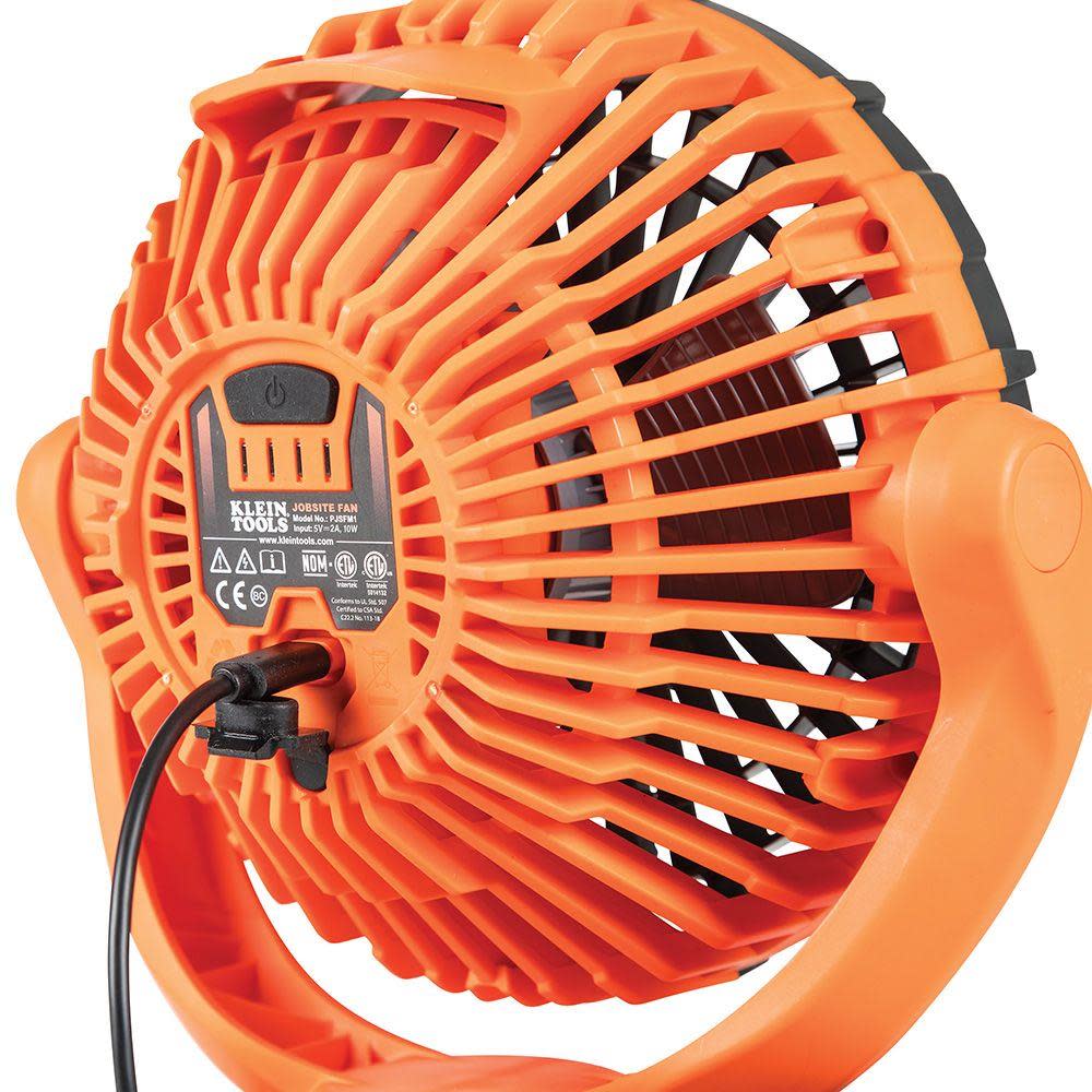 Rechargeable Personal Jobsite Fan ;