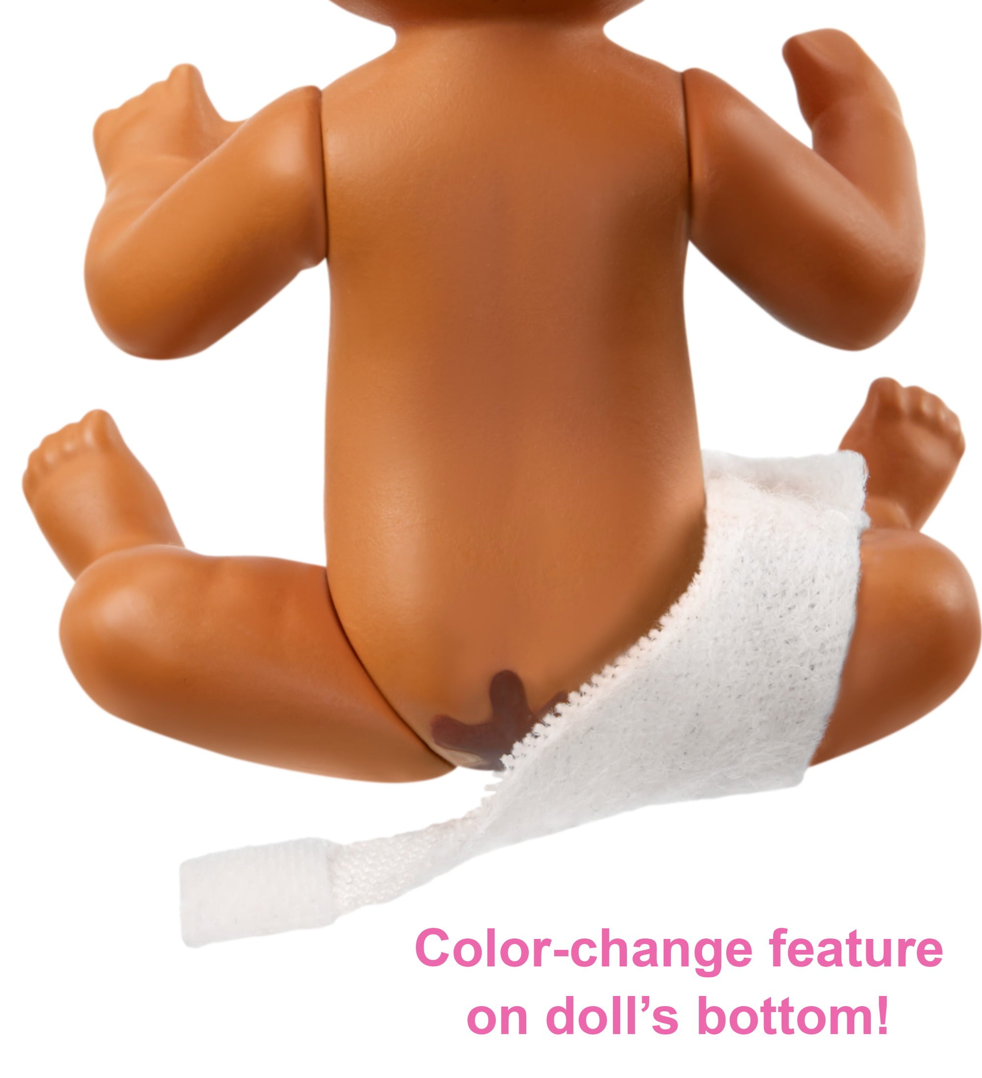 Barbie Skipper Babysitters Inc. Feeding And Changing Playset With Color-Change Baby Doll, Diaper Bag And Accessories