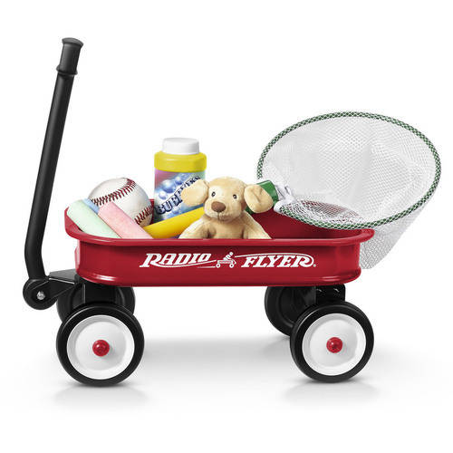 Radio Flyer, Little Red Toy Wagon (12.5"), Miniature Wagon, Red