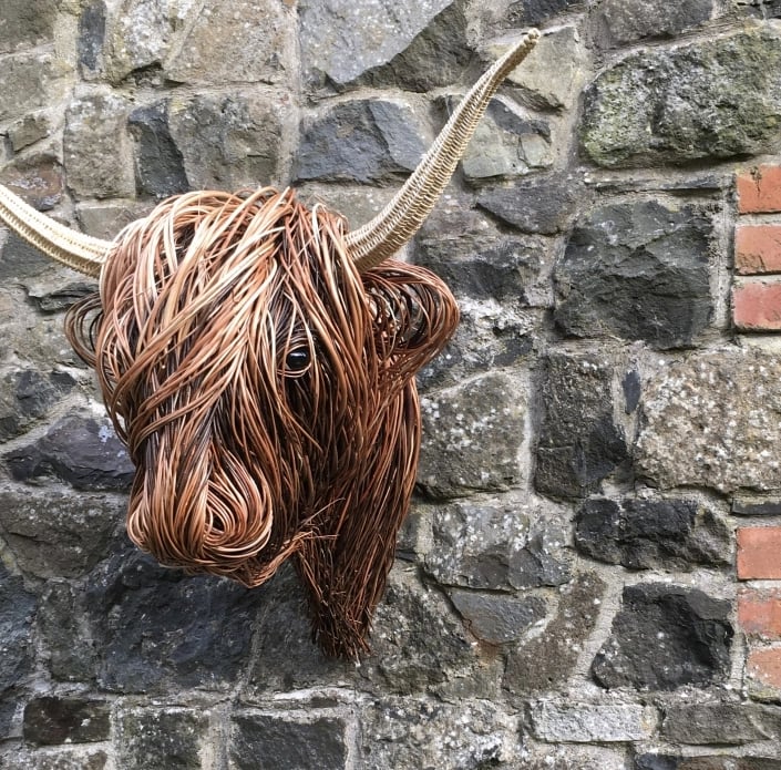 Woven Willow Highland Cow-🎁2023-Christmas Hot Sale🎁