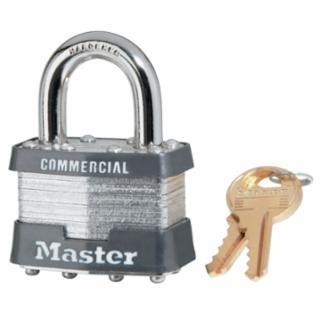 Master Lock 470 5KA A1159 4 Pin Tumbler Padlock Ke...