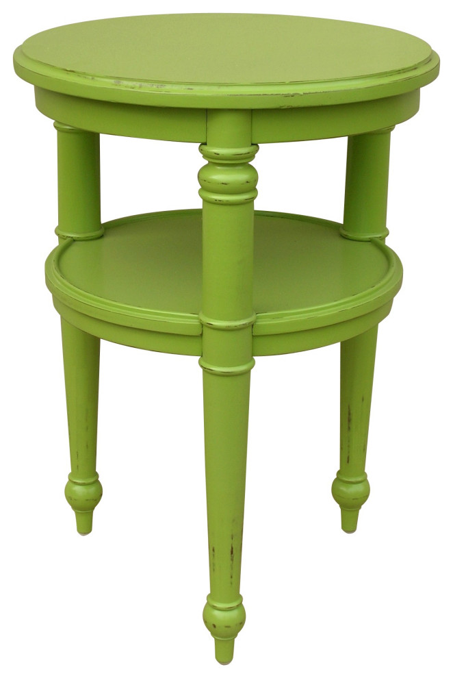 Provence Round Side Table   Traditional   Side Tables And End Tables   by Trade Winds Furniture LLC  Houzz