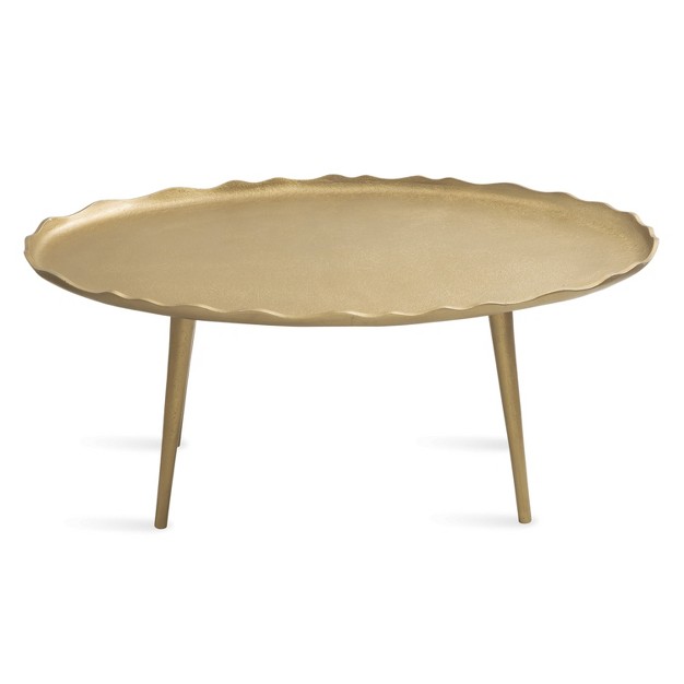 Kate And Laurel Alessia Oval Coffee Table