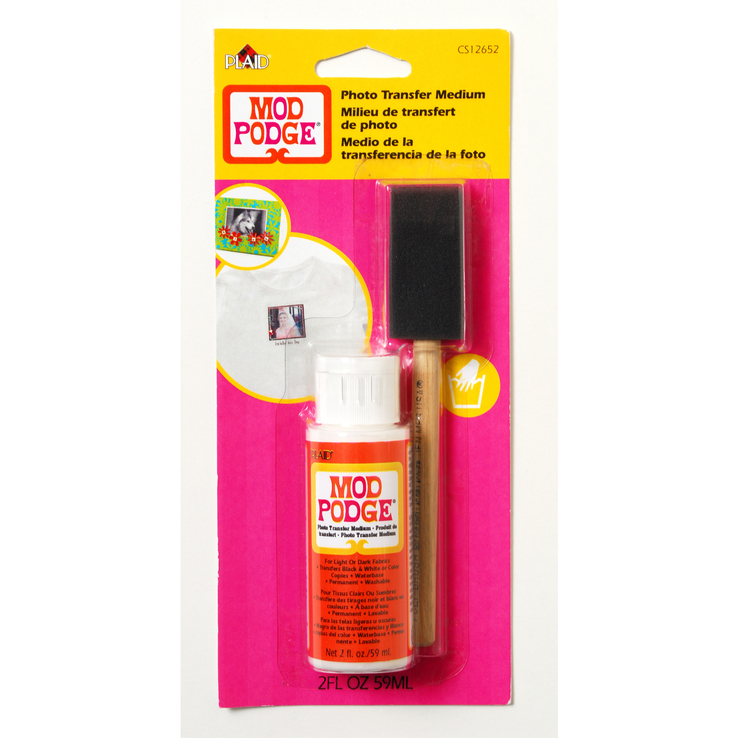 Mod Podge High Strength Glue Photo Transfer Medium 2 oz