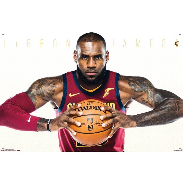 Trends International Nba Cleveland Cavaliers Lebron James 17 Unframed Wall Poster Prints