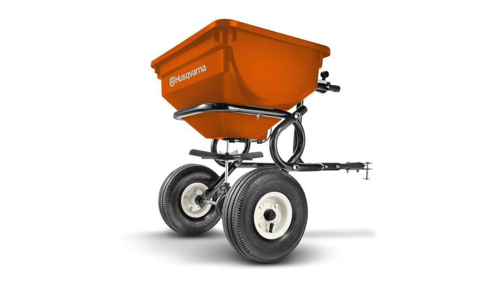 BS85T  8-10 In. Spread Pattern 85 Lb Capacity Tow Behind Broadcast Spreader ;