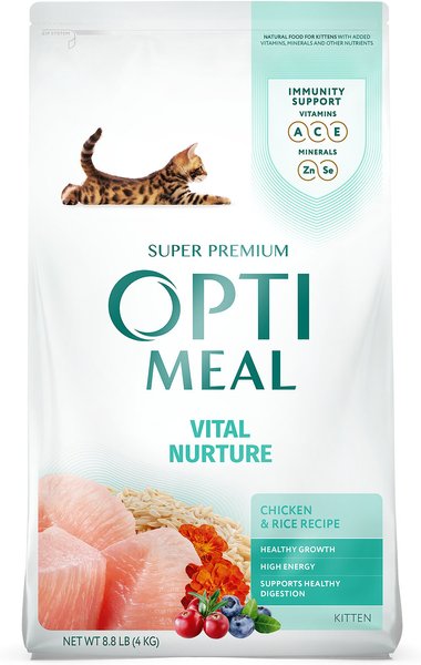 Optimeal Vital Nurture Kitten Chicken and Rice Recipe Dry Cat Food