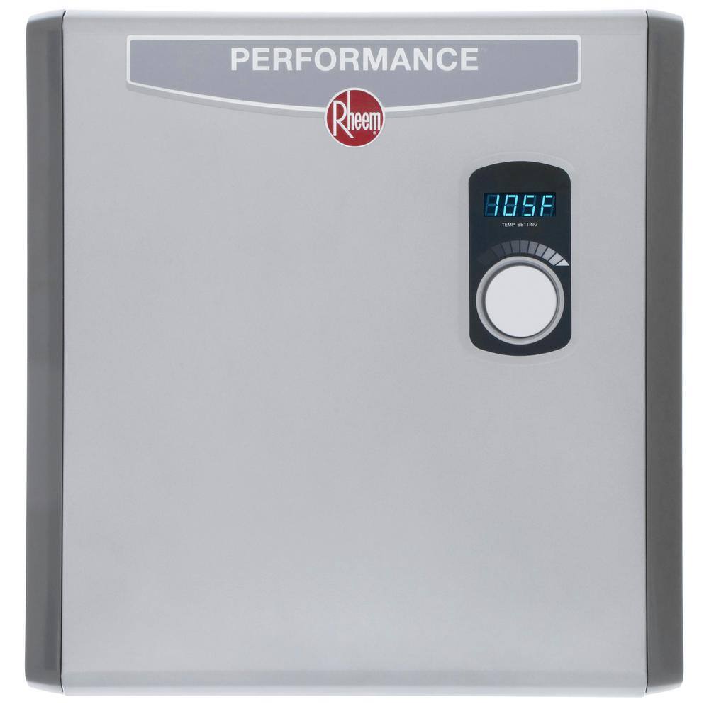 Rheem Performance 24 kw Self-Modulating 4.68 GPM Tankless Electric Water Heater RETEX-24