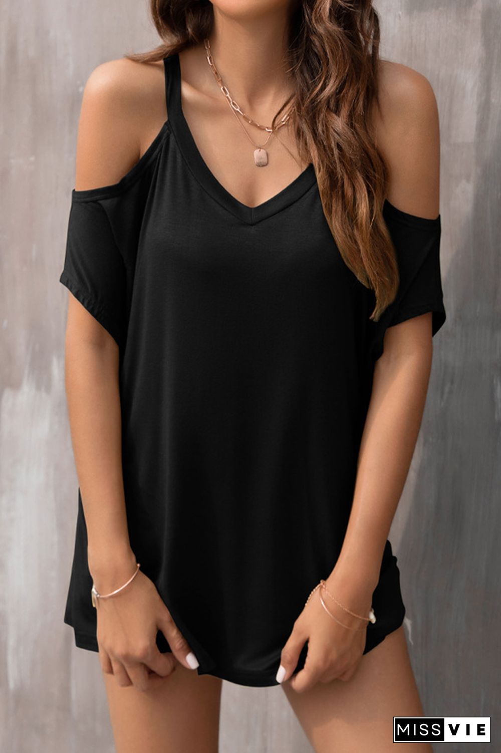 Halter Off Shoulder T-shirts Wholesale