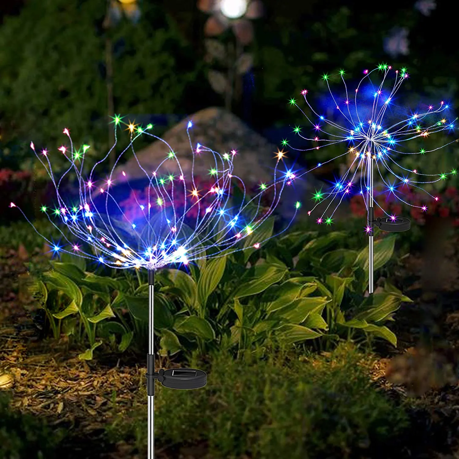 Waterproof Solar Garden Fireworks Lamp