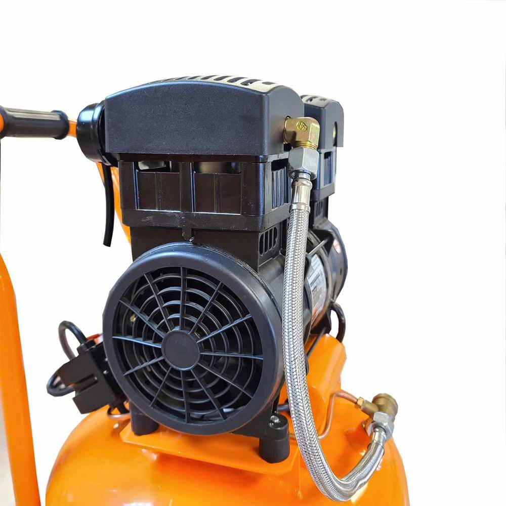 HULK POWER 20 Gal. 2 HP Portable Electric-Powered Vertical Silent Air Compressor HP02P020SS