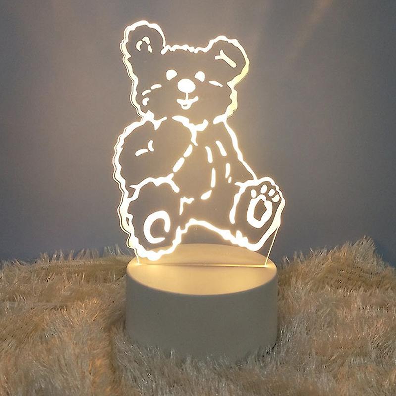 3d Visualization Lamp Small Cute And Lovely 3d Usb Desk Lamp Night Light New